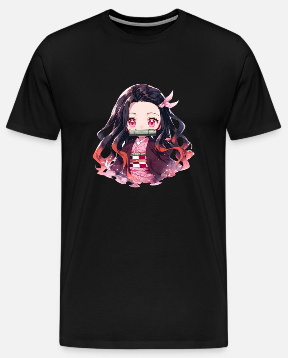 Nezuko Kamado Unisex Black T-Shirt