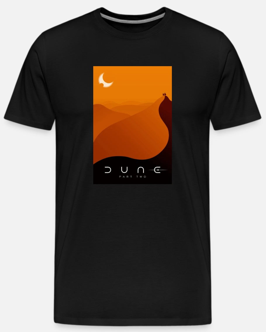 Dune 2 Dunes Mens Black T-Shirt