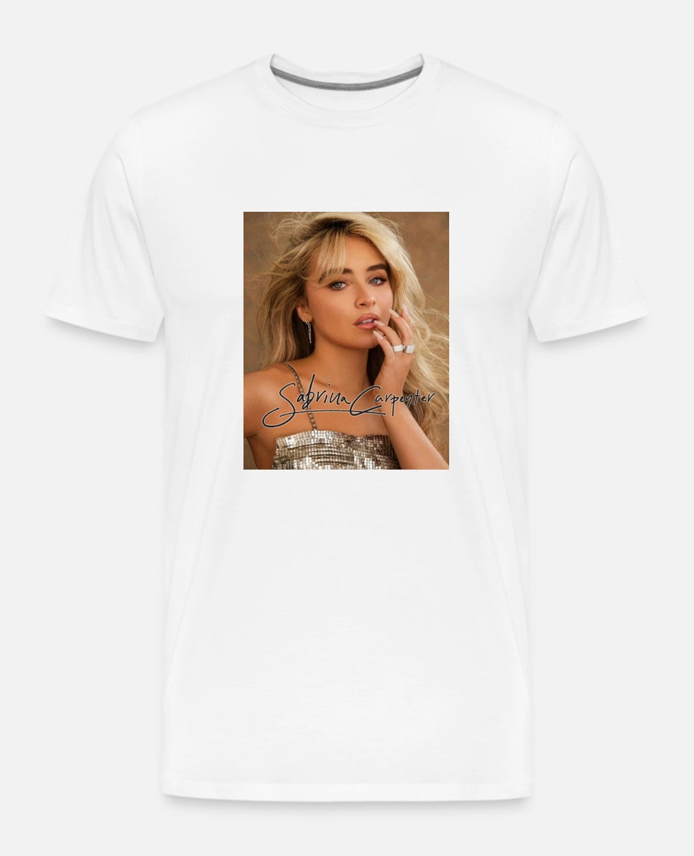 Sabrina Carpenter Signature Girls White T-Shirt