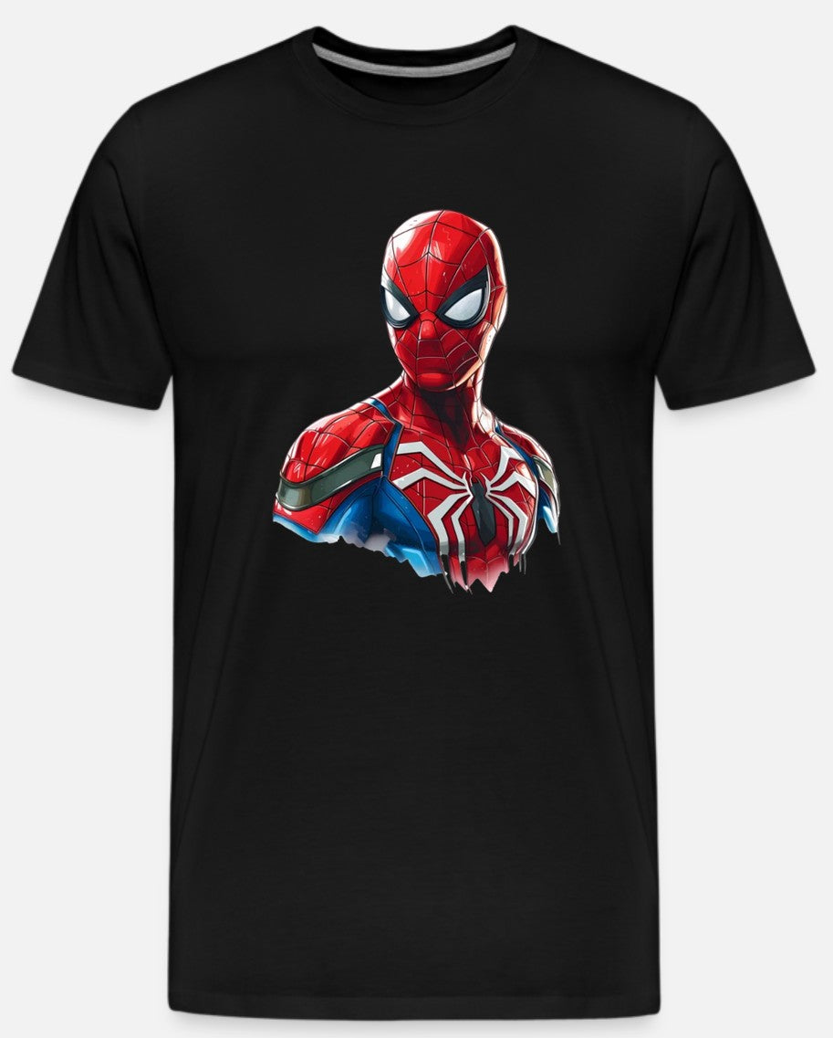 Spiderman Black Kids T-Shirt
