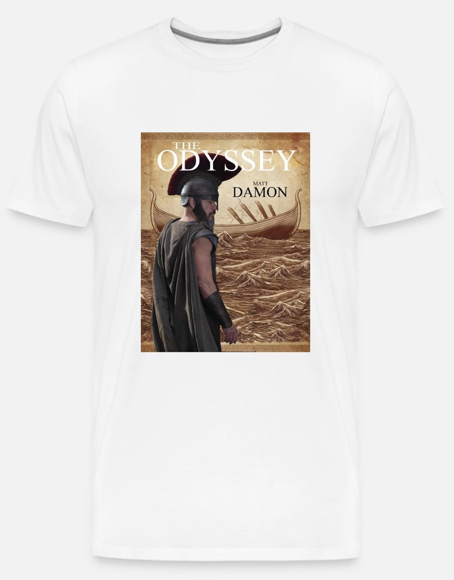 The Odyssey Matt Damon Black Mens T-Shirt