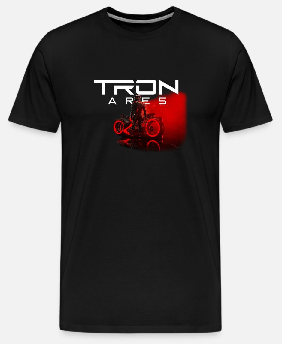 Tron Ares Light Bike Mens Black T-Shirt