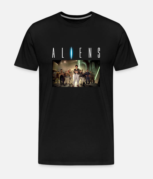 Aliens Group Mens T-Shirt